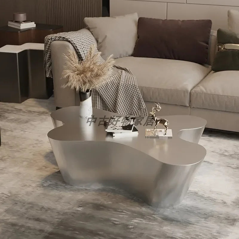 MMOOKA Modern Meta Coffee Tables Luxury Minimalist Minimalist Space Saving Coffee Tables Entryway Storage Table Basse Home Furniture