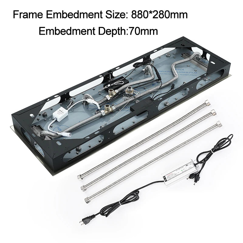 ANTNX M Boenn Bathroom Bar Shape Rain Shower Head Stainless Steel High Pressure Water Column LED Music Spa Shower Panel Chrome & Black ANTNX.COM