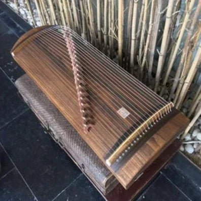 21-string Mini Guzheng 75cm Portable Beginners Sound Therapy Playing Guzheng Yoga Meditation Musical Stringed Instruments