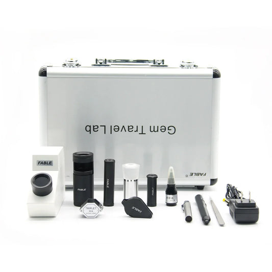 ANTNX Fable FGL-10 Gem Identification Set/mini Jewelry Toolkit / Gemological Toolkits for Gem and Jewellery 10 Items One Year Silver ANTNX.COM