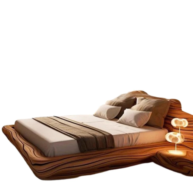 ANTNX Create Double King Size Bed Luxury Modern Frame Wedding Design American Style Bed Fashionable Hotel Solid Wood Muebles Furniture ANTNX.COM