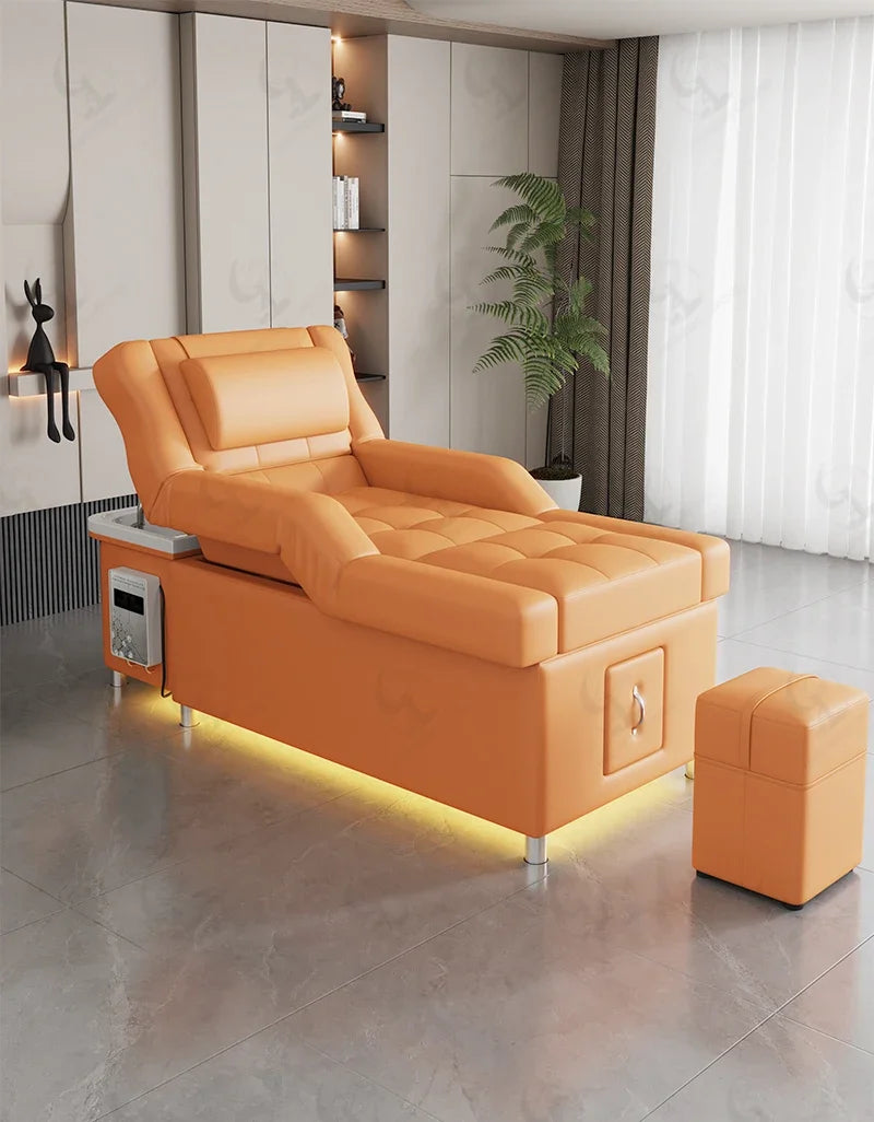 Customised Massage Shampoo Bed Luxury Modern Head Spa Footbath Back Lift Lay Down