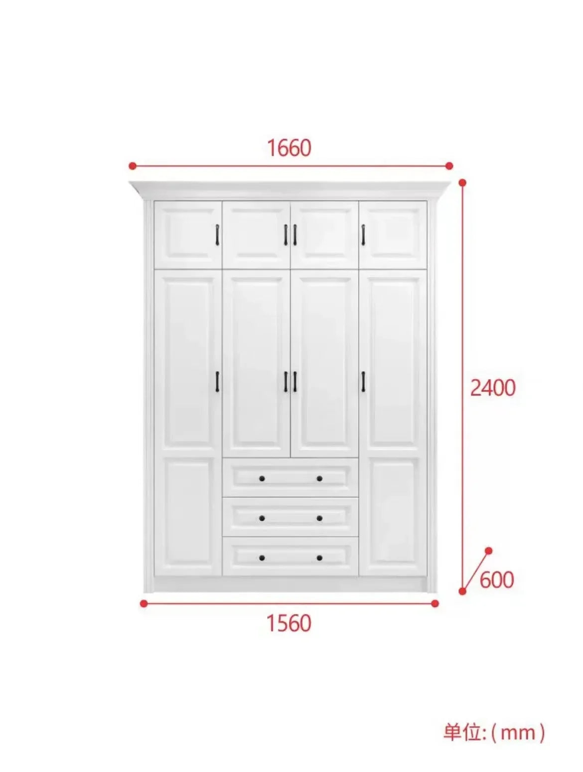 MMOOKA Modern minimalist luxury sliding door wardrobe locker household bedroom assembly wardrobe