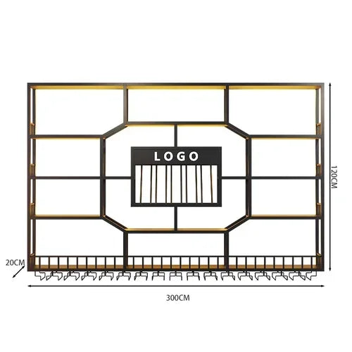 MMOOKA Black Display Wine Racks Wall Mounted Hanging Commercial Wine Bar Cabinet Restaurant Home Meuble Rangement Vin Decorations