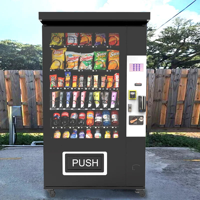 ANTNX Hot Selling 24 Hours Large Capacity Automatic Combo Snacks Drinks Vending Machine Refrigerator Outdoor ANTNX.COM