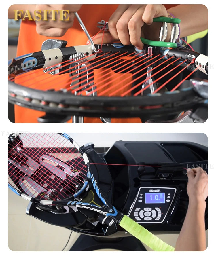 For Spoas S3169 Tennis Feather Pulling Machine Badminton Racquet Tennis Racquet Threading Machine Professional Automatic