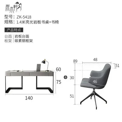 MMOOKA Minimalista Tidy Desk Table Drawer Storage Computer Bedroom Desk Table Laptop Aesthetic Mesa Escritorio Simples Office Furniture