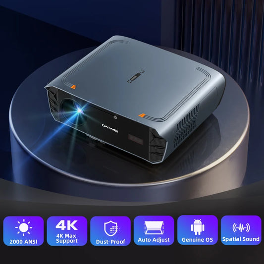 ANTNX [2000 ANSI & Google TV] 4K Movie Smart TV Projector WiFi Home Video Proyector Auto Focus Smart Projector Netflix & Google Play ANTNX.COM