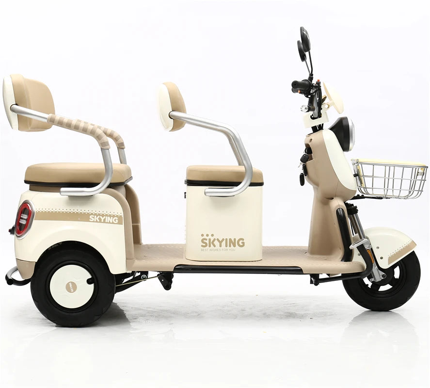 ANTNX New Household High-speed Electric Tricycle 60v 800W Three Wheels Electric Vehicle Passengers 1000W Elderly Electro-Tricycle ANTNX.COM