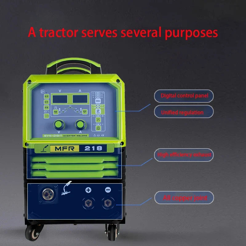 ANTNX High Standard Quality Welder Portable Digital Aluminum Inverter MIG/CO2  Welding Machine 220V MIG-218G ANTNX.COM