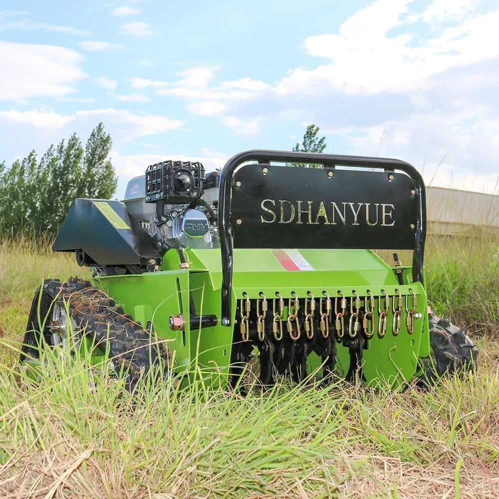 ANTNX Strong Crawler RC Flail Mower with 12 Sets Blades for Slopes Bushes 500 800mm Remote Flail Mower ANTNX.COM