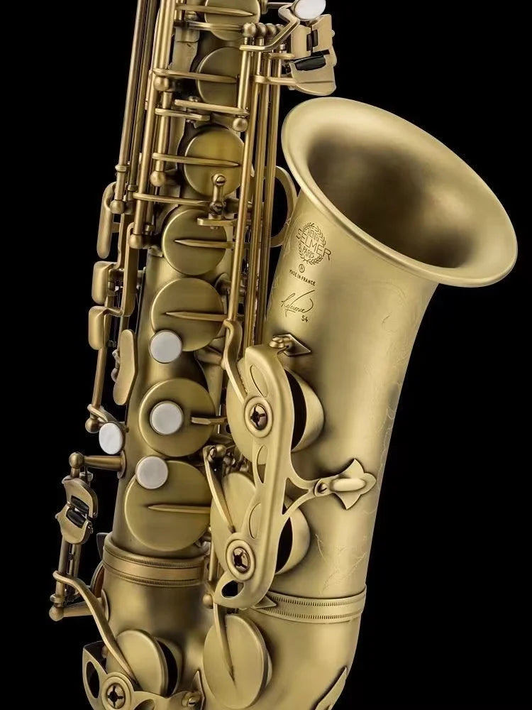 Antique style alto saxophone performance-54