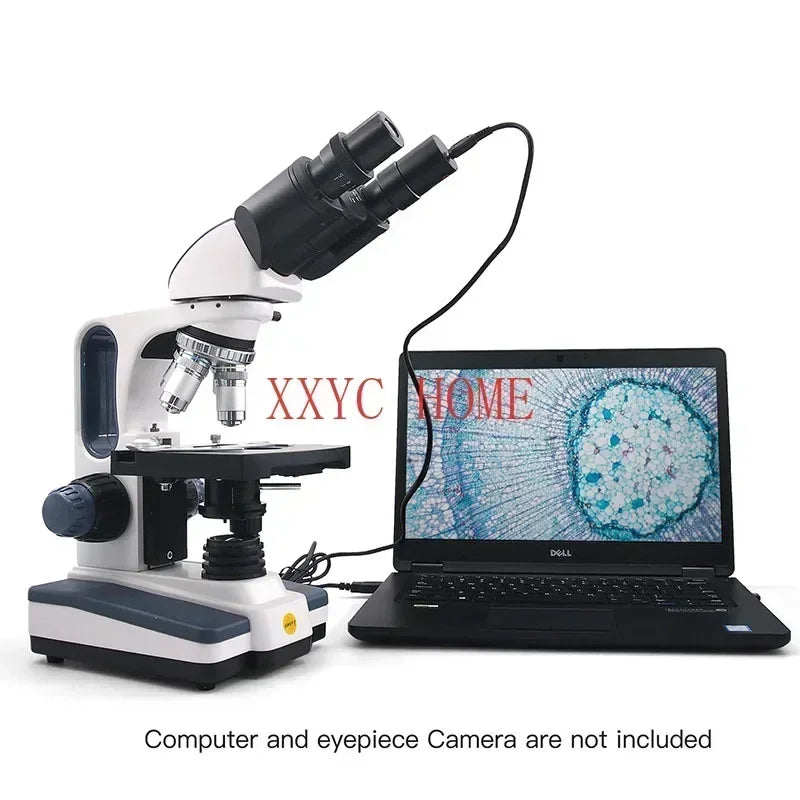 MMOOKA 350B New Design Smartphone Microscpio  Binocular Biological Microscope Compound  Profesional Blood Microscope 2500X