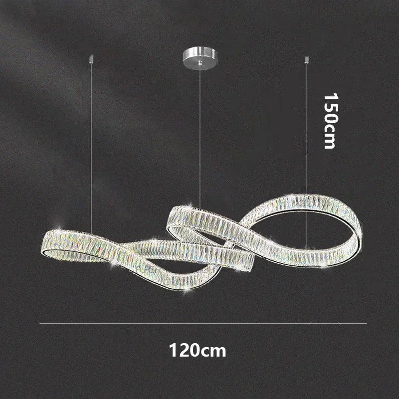 home decorationPendant lights, luxury crystal living room chandelier, dining room Pendant lamp, ceiling light, indoor lighting