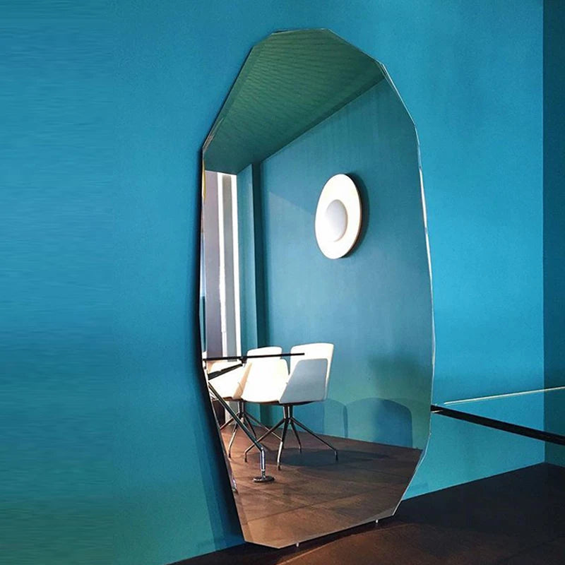 ANTNX Standing Abnormity Mirror Modern Dressing Funky Full Body Aesthetic Mirror Irregular Big Funky Spiegel Wand Home Decorations ANTNX.COM