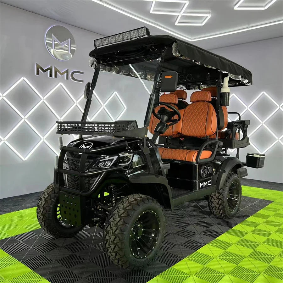 ANTNX Lifted Four Wheels Club Car Golf Buggy Cart off Road Hunting Lithium Battery 4 Seaters Electric Golf Cart ANTNX.COM