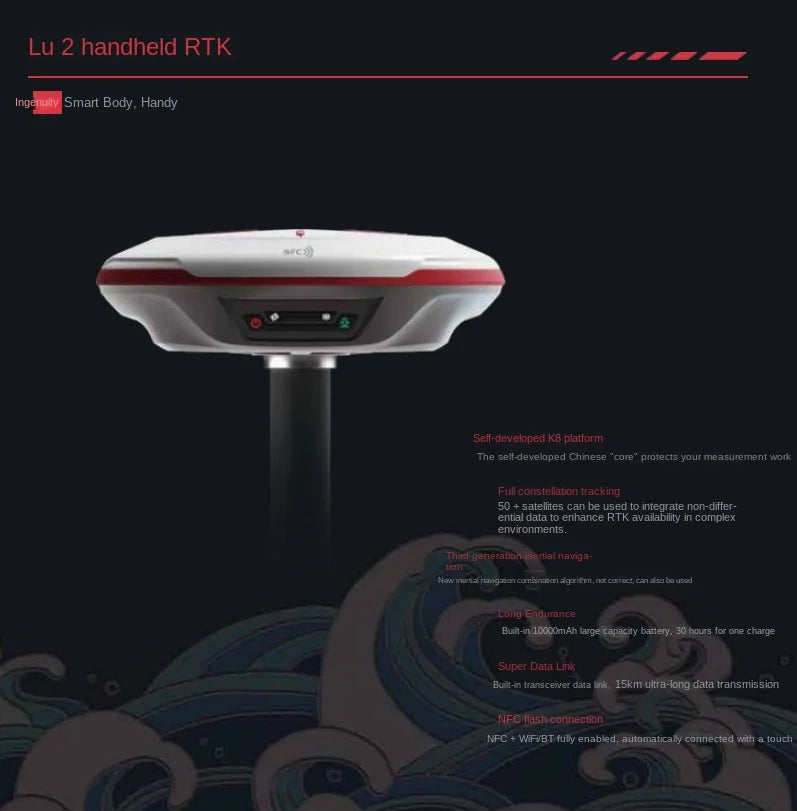 Huace RTK measuring instrument: Haida GPS Situoli high-precision Sinan Beidou satellite positioning coordinate layout