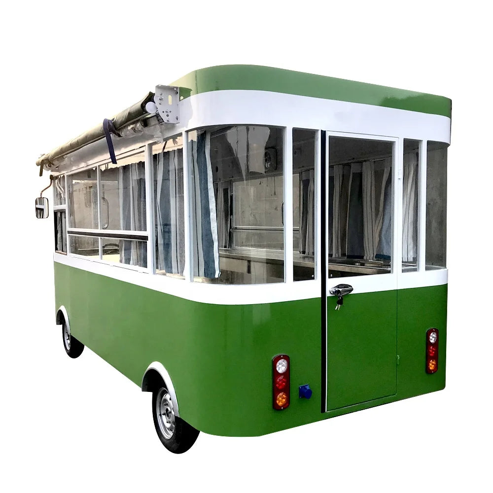 ANTNX Qingdao Felectric   Road Camper Mobile Hamburger  Kitchen TruckTravel Trailer For Sale ANTNX.COM