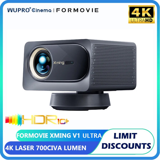 ANTNX Formovie Xming V1 Ultra Projector 1100ANSI Lumens HDR LED For Home Portable Cinema MEMC 4K 2+32GB Wifi6 Dolby Audio Laser Beamer ANTNX.COM