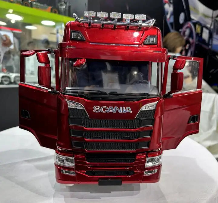 ANTNX 770S RC Truck 1/14 Tamiya RC Trailer RTR Version Upgraded Door Opening Design with Cab Interior Boy Remote Control Truck Toy ANTNX.COM