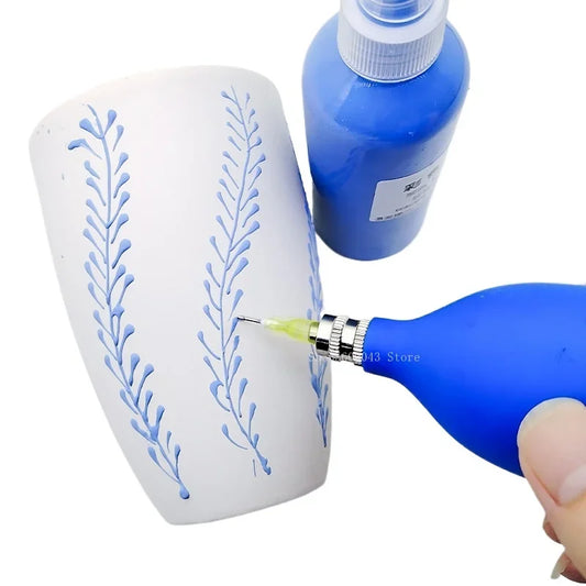 MMOOKA MMOOKA 1Set Pottery Tools Ceramic Precision Applicator Paint Bottle Squeeze Bottle Ceramic Painting Coloring Polymer Clay ToolsMMOOKA.COM