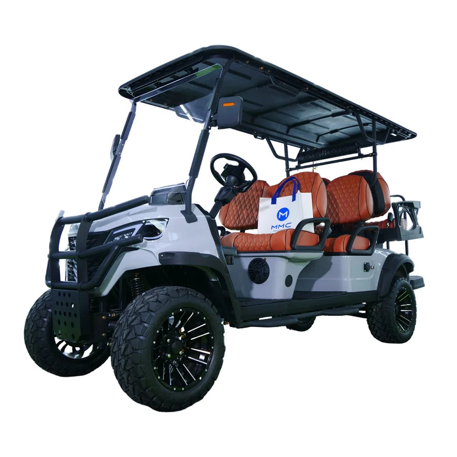 ANTNX Lifted Four Wheels Club Car Golf Buggy Cart off Road Hunting Lithium Battery 4 Seaters Electric Golf Cart ANTNX.COM
