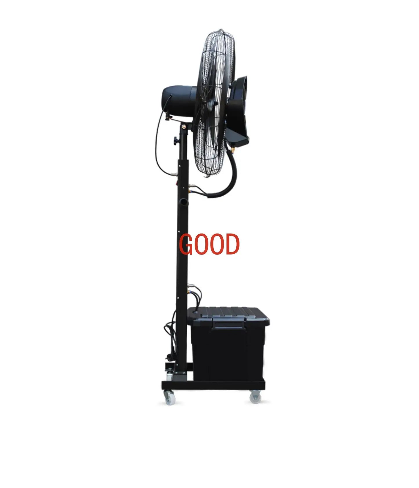 MMOOKA Industrial floor spray electric fan AST-06 mobile storage box type cooling