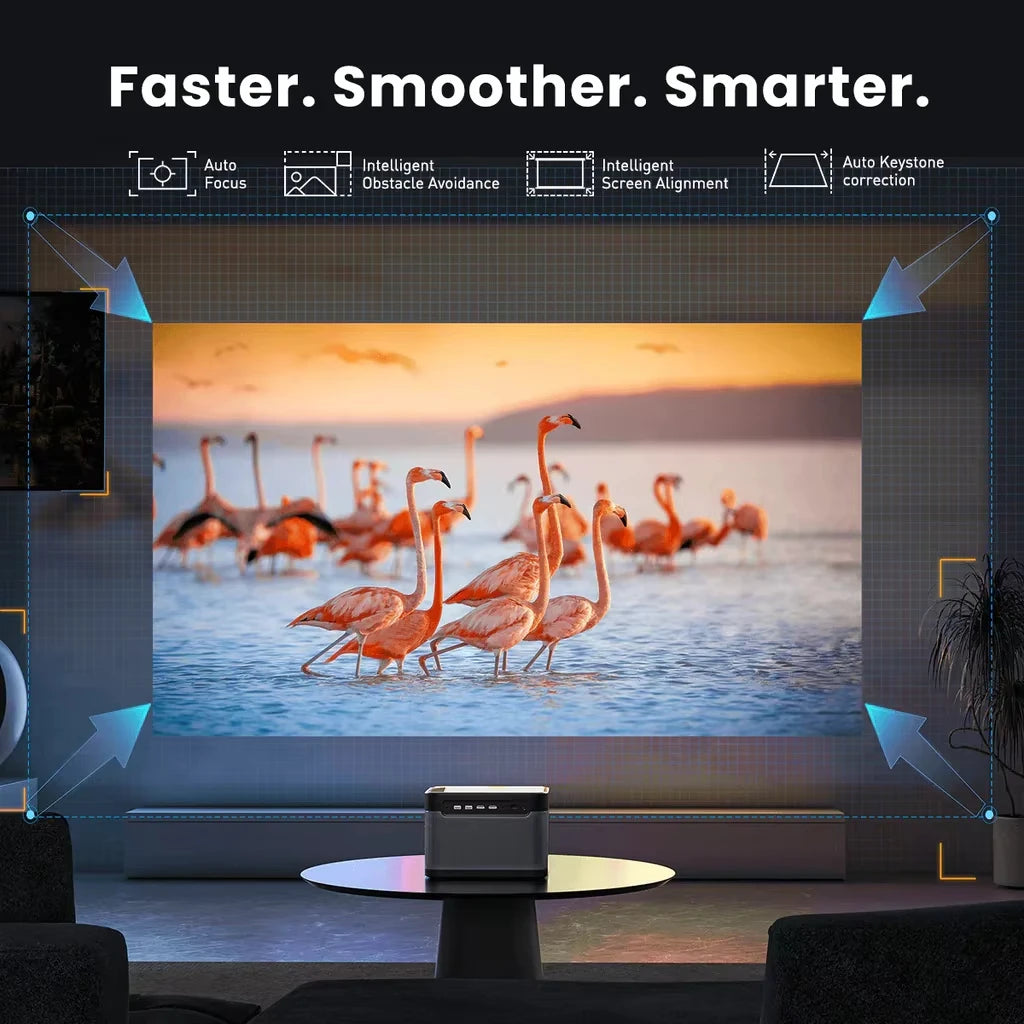 ANTNX Dangbei X5 Ultra 4K Full RGB Proyector 3D MAX 5500 ANSI Lumens Low Latency MAX 8K WiFi 6 For Smart Home Cinema Laser Projector ANTNX.COM