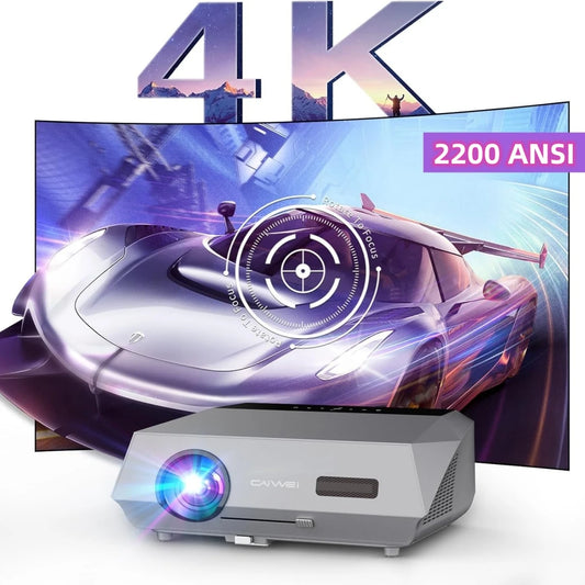 ANTNX 4K beamer Projector for Movies 2200 ANSI Auto Focus Native Full HD 5G Wifi Android TV Home Theater Daylight HDR Video Projectors ANTNX.COM
