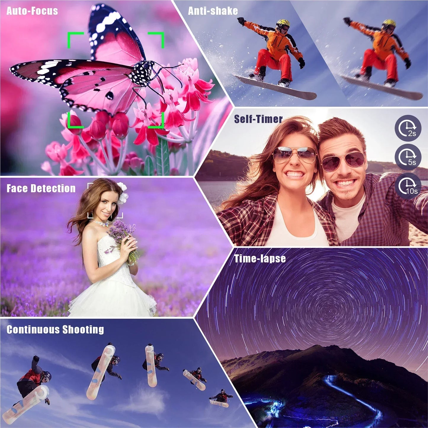 MMOOKA 4K DSLR Cameras for Photography 10X Optical Zoom Vlogging Video Camera YouTube 64MP WiFi Livestream Webcam Camcorder with Flash