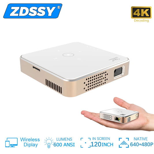 ZDSSY P30 Portable Beam Projector DLP Mini Pocket Home Theater 1080P 4K Supported Smart Cinema TV for Mobile Phone Smartphone