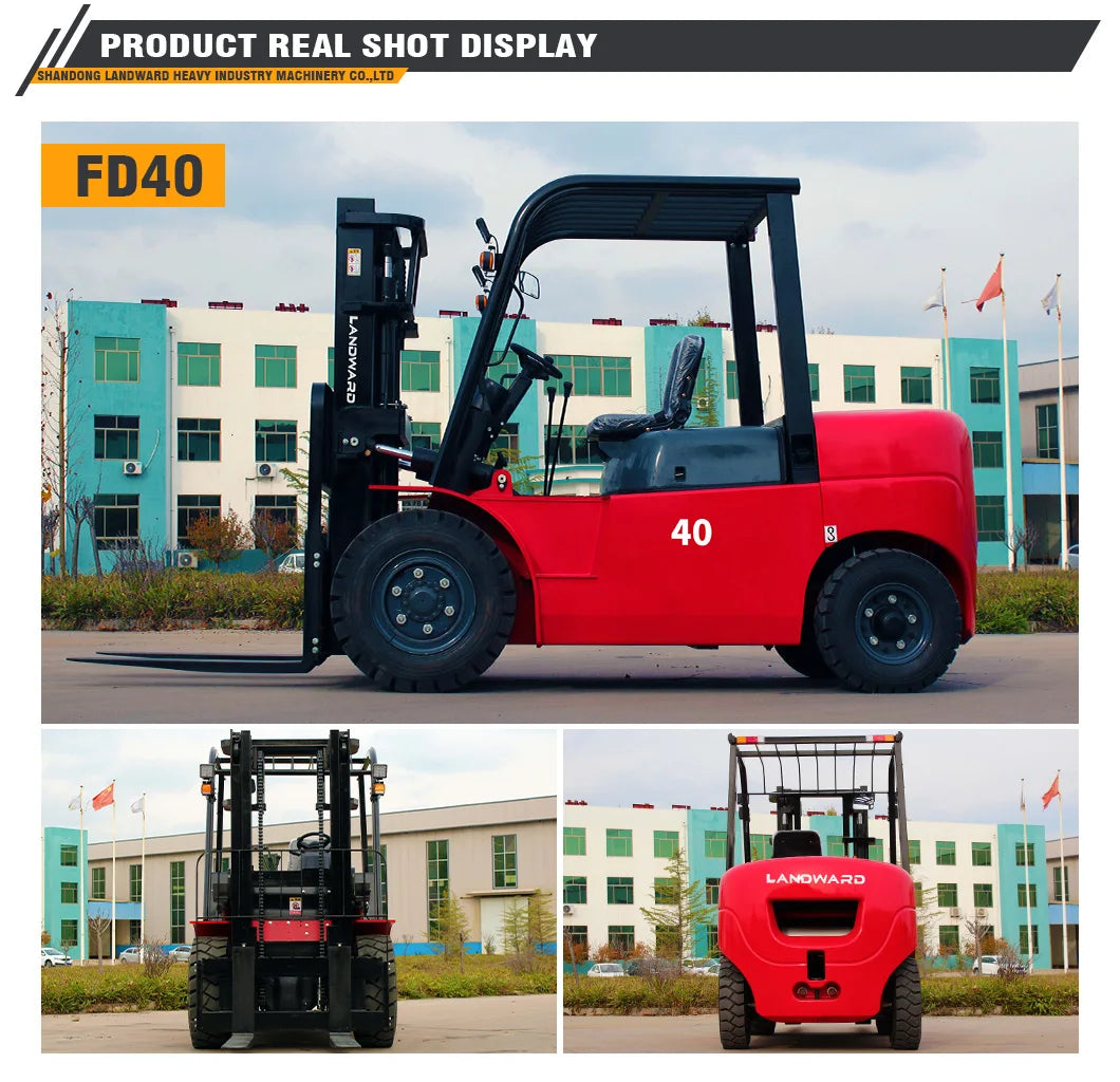 ANTNX Hot Sale Farm Material Handling 5 Ton Balanced Weight Diesel Forklift Forklift Home Use Small High Quality Forklift Customized ANTNX.COM