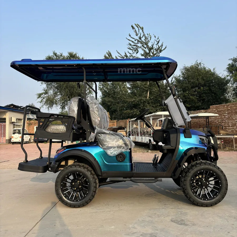 ANTNX Lifted Four Wheels Club Car Golf Buggy Cart off Road Hunting Lithium Battery 4 Seaters Electric Golf Cart ANTNX.COM