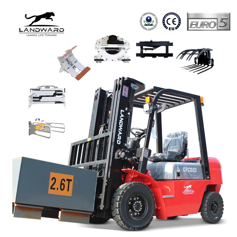 ANTNX Hot Sale Farm Material Handling 5 Ton Balanced Weight Diesel Forklift Forklift Home Use Small High Quality Forklift Customized ANTNX.COM