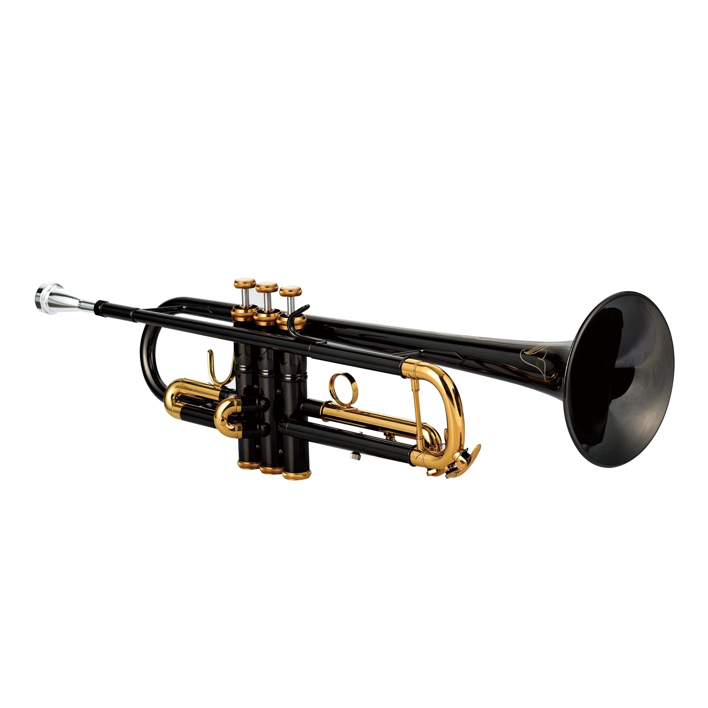SEASOUND Professional Master Level BB Tone Trompeta JYTR409DBNGL Black Nickel Gold Trumpet Instrument With Brass Body