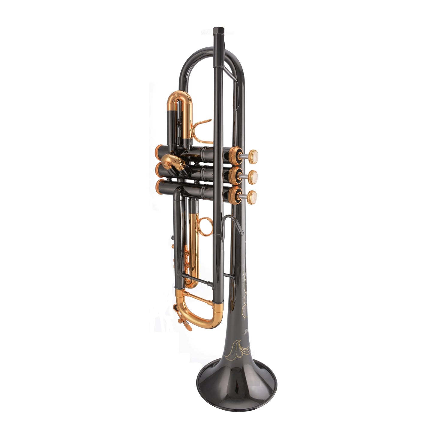 MMOOKA SEASOUND Professional Master Level BB Tone Trompeta JYTR409DBNGL Black Nickel Gold Trumpet Instrument With Brass Body