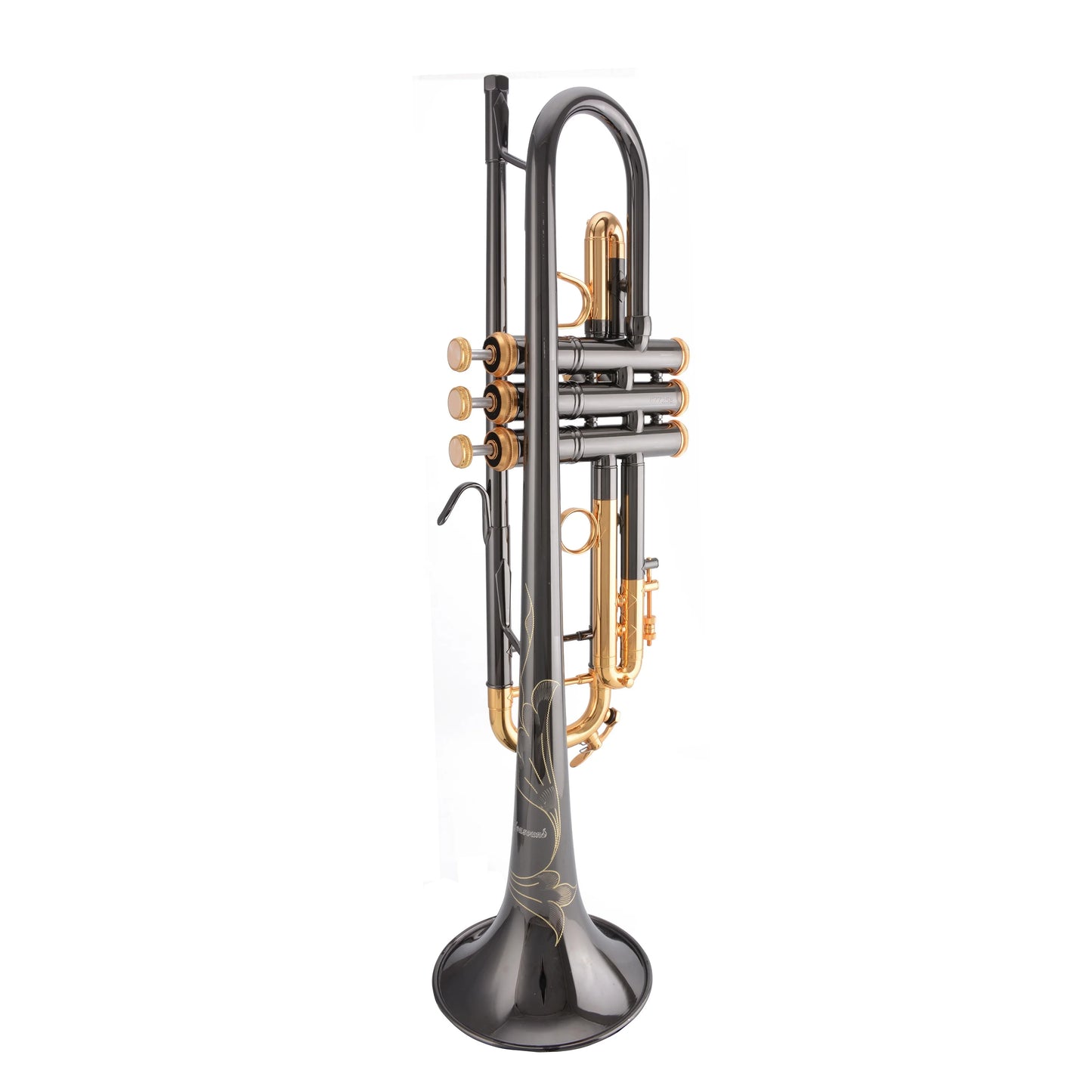 SEASOUND Professional Master Level BB Tone Trompeta JYTR409DBNGL Black Nickel Gold Trumpet Instrument With Brass Body