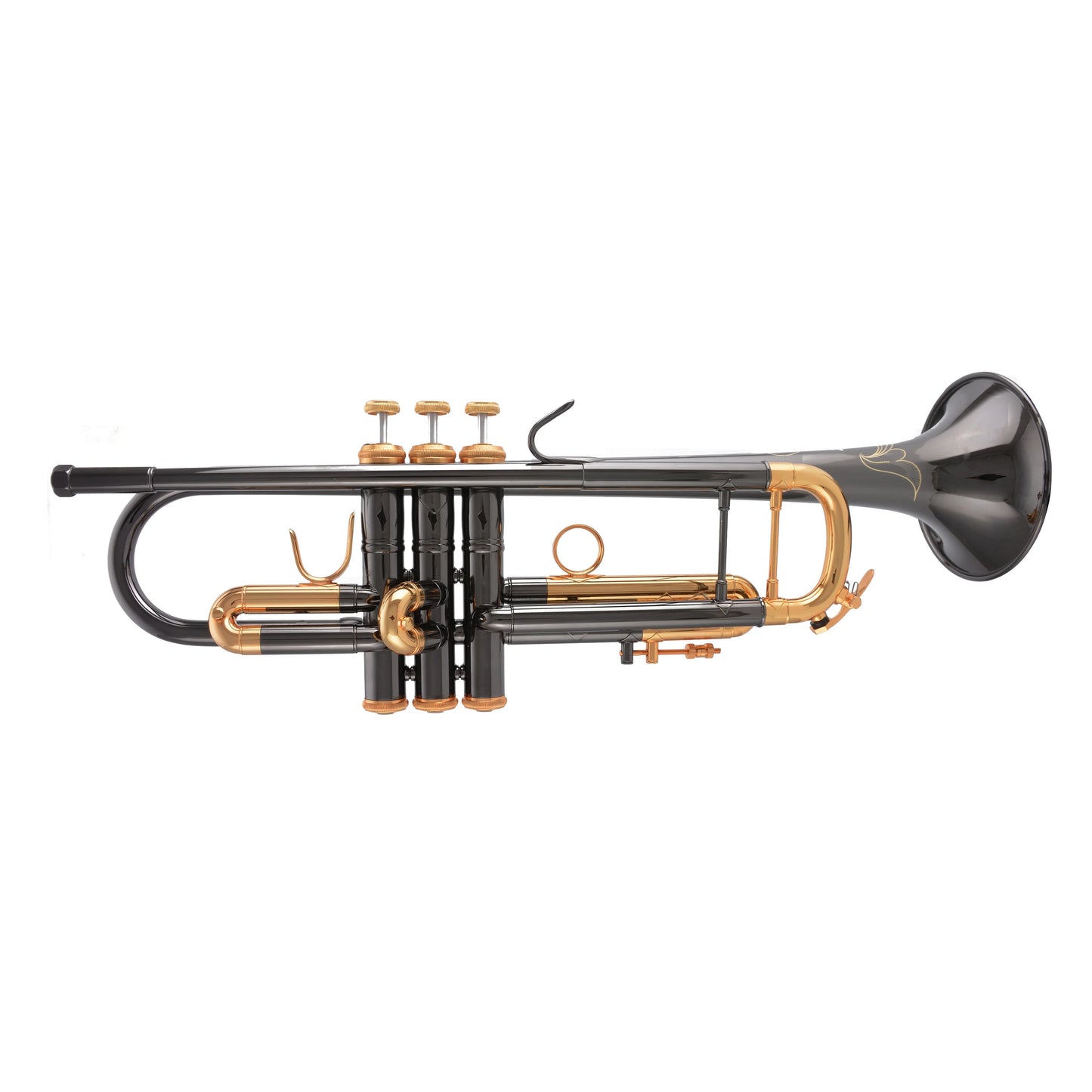 SEASOUND Professional Master Level BB Tone Trompeta JYTR409DBNGL Black Nickel Gold Trumpet Instrument With Brass Body