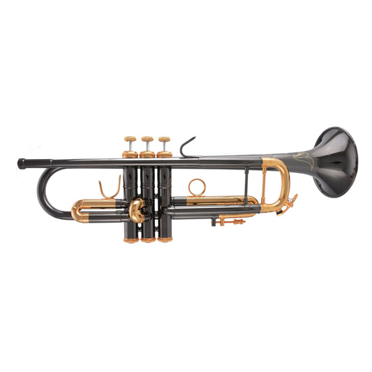 SEASOUND Professional Master Level BB Tone Trompeta JYTR409DBNGL Black Nickel Gold Trumpet Instrument With Brass Body