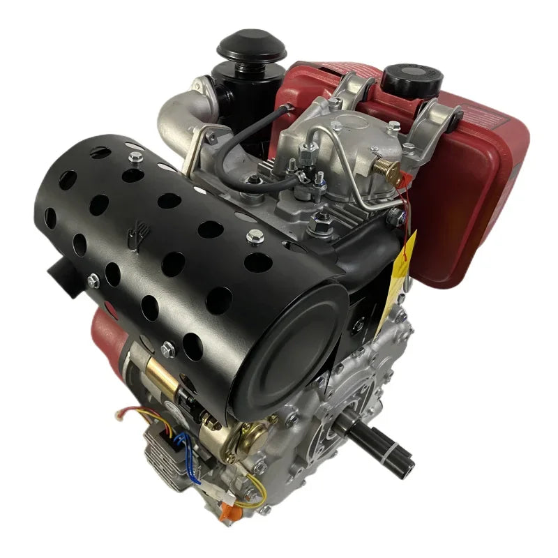 SHIZAI(china) Hot Sale 8kw 12Hp Two-cylinder 4-stroke Air-cooled  Engine