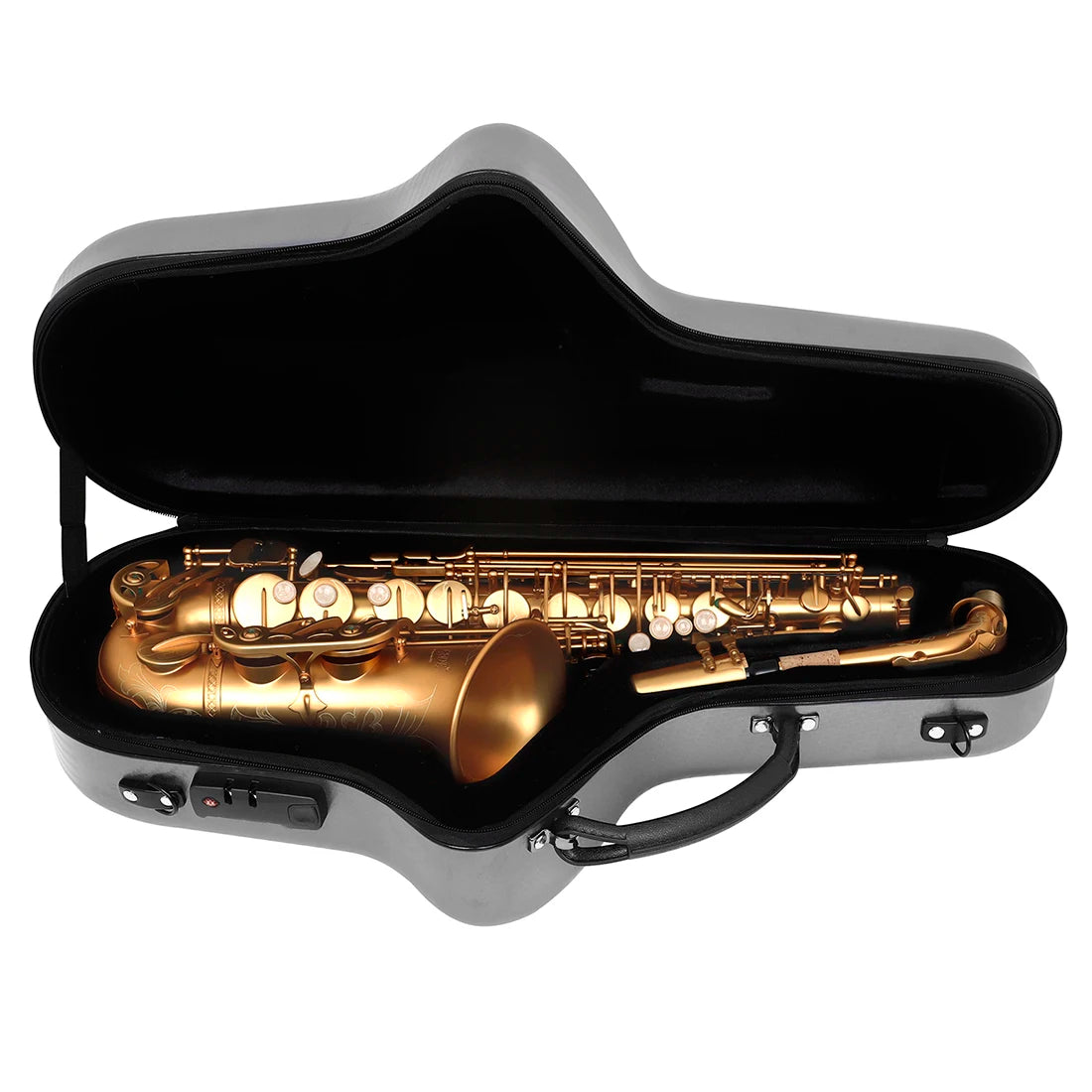 SLADE High-Grade Matte Gold Eb Gold Professional Brass Metal Wind Instruments Alto Saxophone With Case