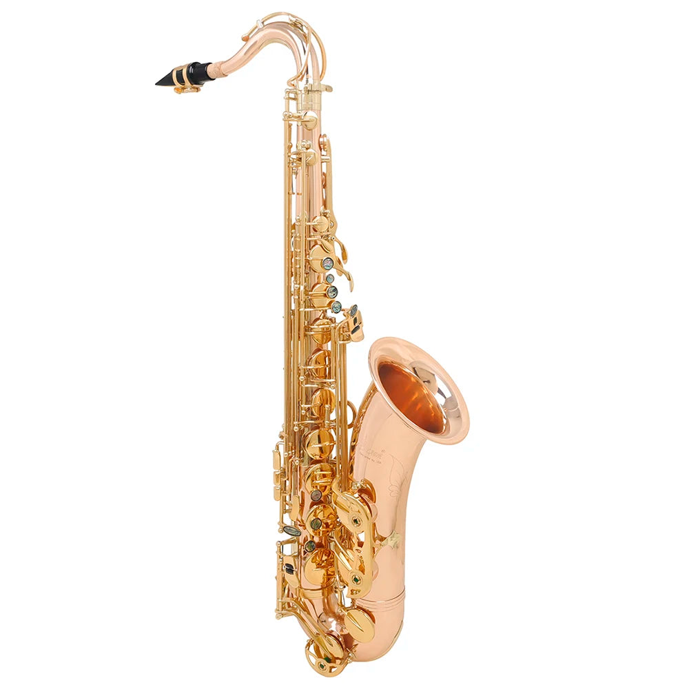 SLADE Tenor Saxophone Professiona Brass Gold Silver Nickel Plating Classic Tenor Saxophone Bb Adjustment Sax with Accessories