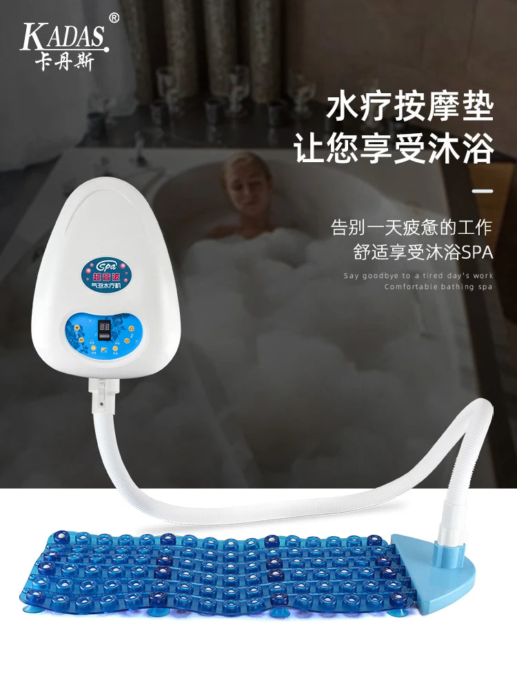 SPA spa home bathtub bubble bath bubble massage ultrasonic ozone bath cleaning instrument