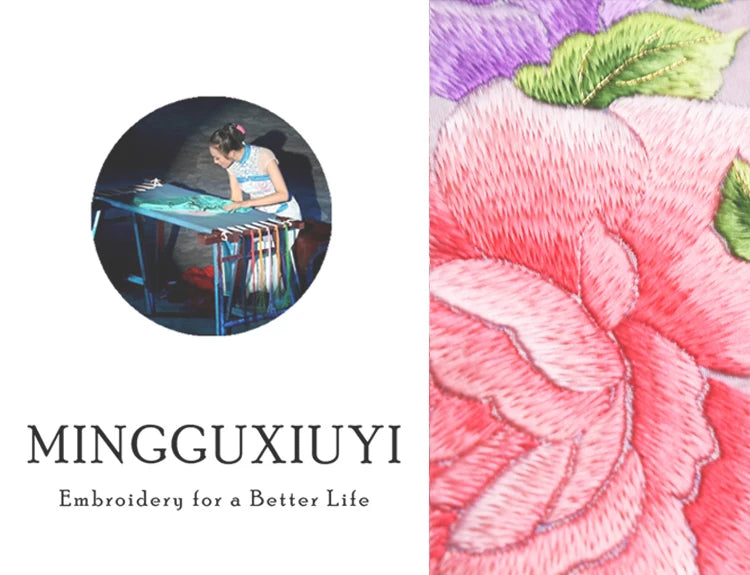 Xiuzhuang Self sold 2023 New Suzhou Embroidery Plum Blossom Butterfly Handmade Embroidered Silk Shawl Scarf Chinese Style Gift