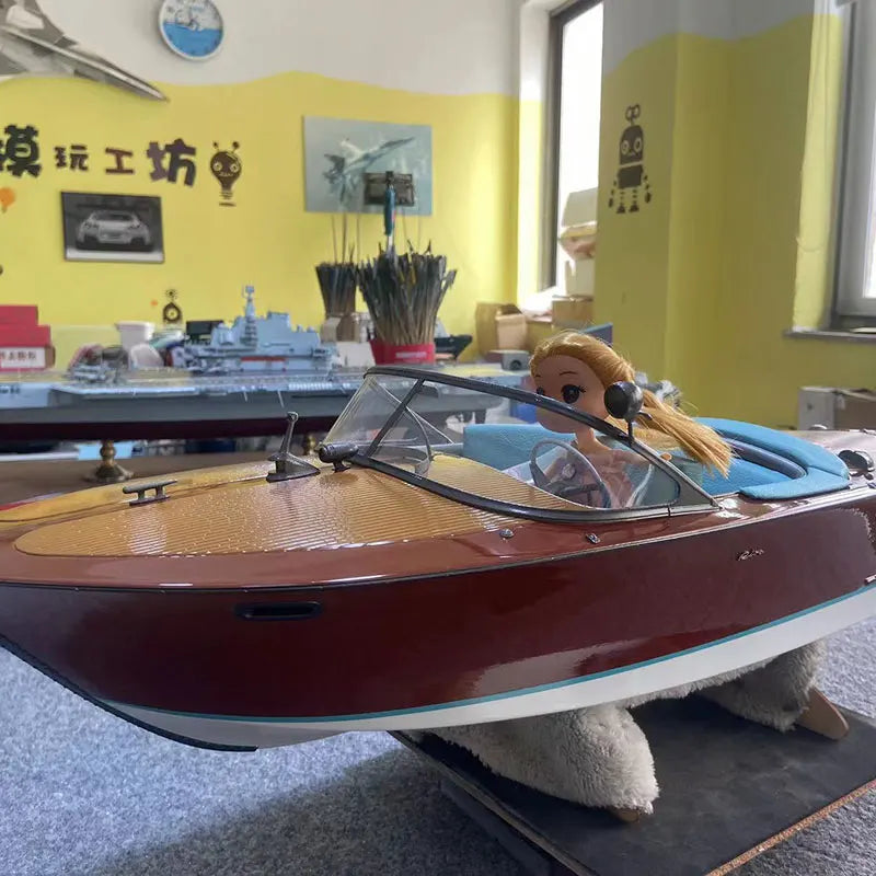 ANTNX 1/10 Remote Control Boat Model Kit Riva Classic Yacht Aristo 3D Printing Kit DIY Model Making Is Not Suitable for Novice Players ANTNX.COM