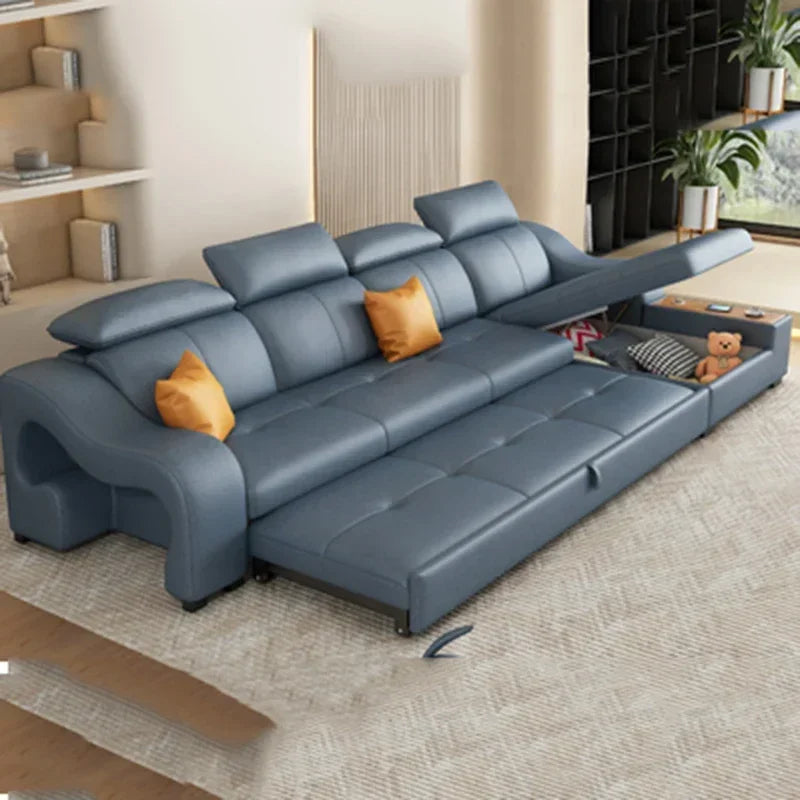 MMOOKA Sofá Modular individual para sala de estar, mueble plegable para jardín, oficina, Convertible, HDH