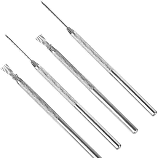 MMOOKA MMOOKA 1/2/6pcs 7 Pins Needles Texture Ceramics Tools Polymer Clay Sculpting Auxiliary Molding Tool DIY Pottery Brush Cake AccessoriesMMOOKA.COM