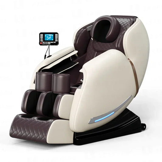 MMOOKA Electric Zero Gravity Massage Chair Automatic Home Full Body Airbags Heating Bluetooth Massage Chairs with Hips Roller
