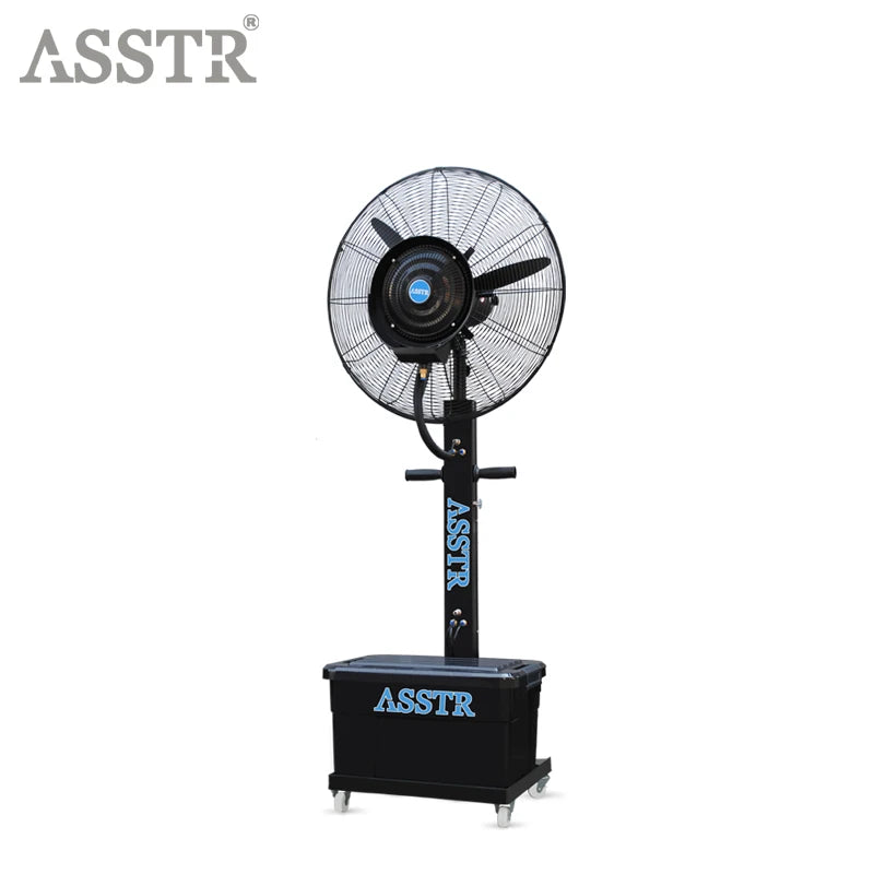 MMOOKA Industrial floor spray electric fan AST-06 mobile storage box type cooling