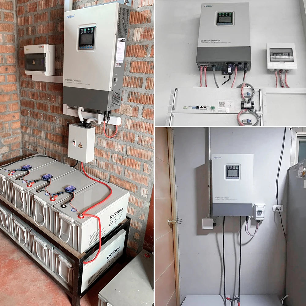 ANTNX Epever Lowest Price Mppt Hybrid inverter 3KW 5KW Best Single Phase Home Inverter EU Stock ANTNX.COM